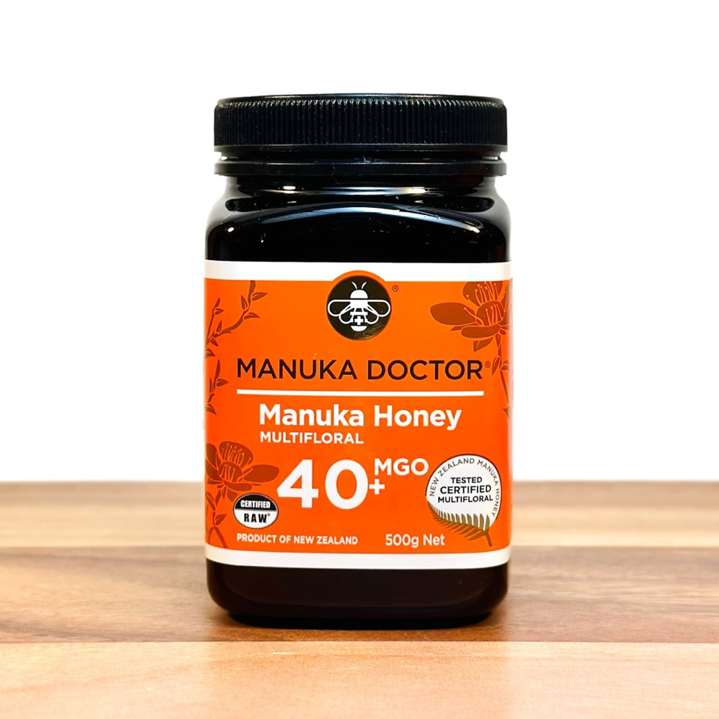 Manuka Honey MGO 40+ Multifloral 500g.- Doctor Manuka น้ำผึ้งมานูก้า จากดอกไม้หลากชนิด
