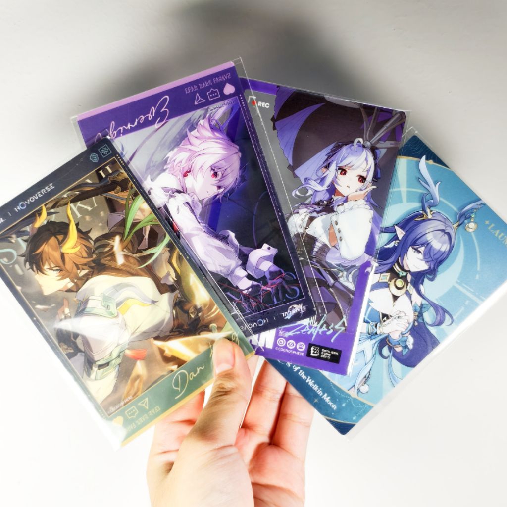 [พร้อมส่ง] TGS2025 genshin honkai zzz card การ์ดงานเกม2025 เกนชิน รางดาว ตันเหิง วิเวียน *มีฟิล์มทับ
