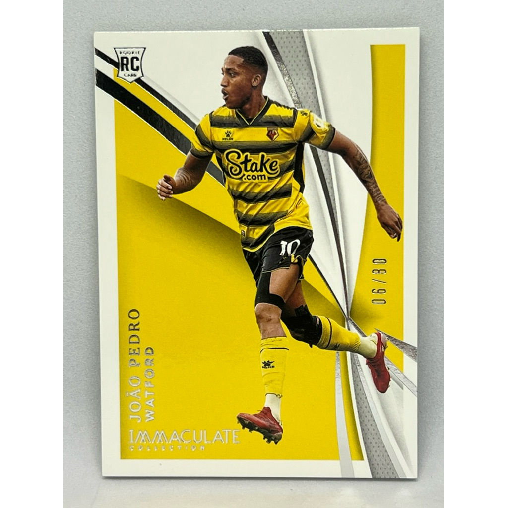 การ์ดฟุตบอล Panini 2020 - 2021 Immaculate Joao Pedro (RC) /80