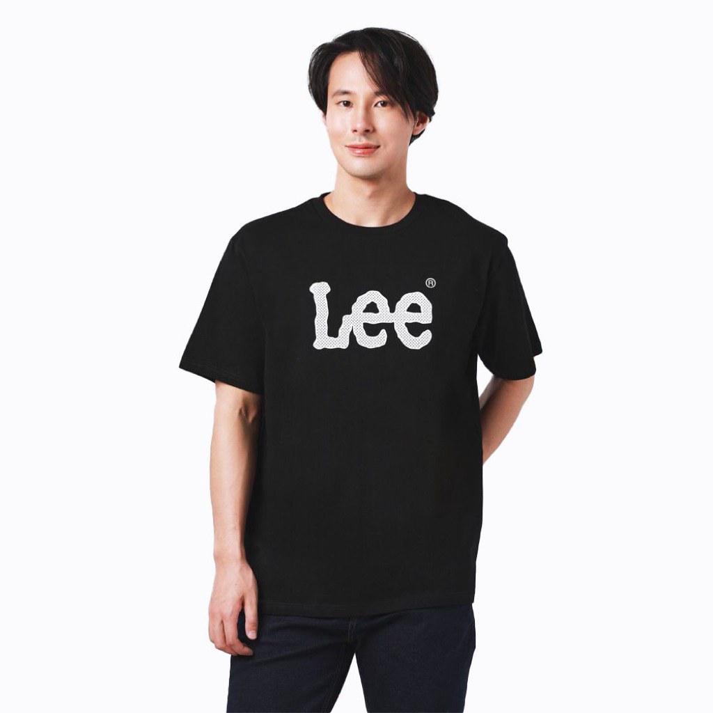 LEE /Logo Tee shirt , black