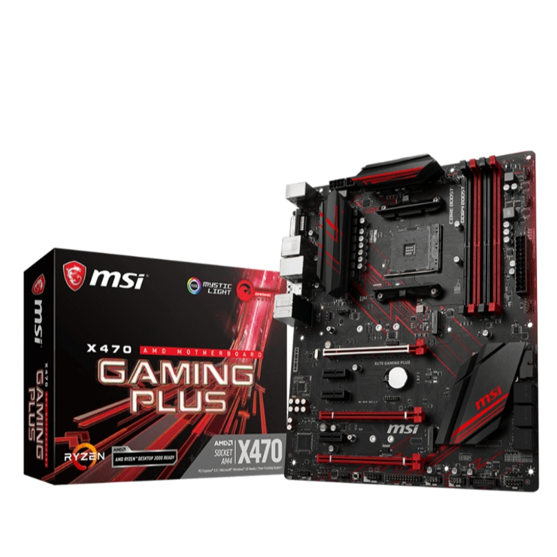 MAINBOARD (เมนบอร์ด) AM4 MSI X470 GAMING PLUS DDR4