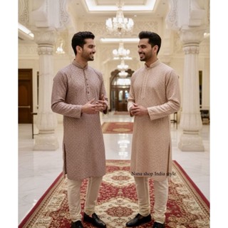 💥ชุดผู้ชายนำเข้าจากอินเดีย 👳‍♂️อัพลุคให้ดูดีมีสไตล์ ด้วยชุด …