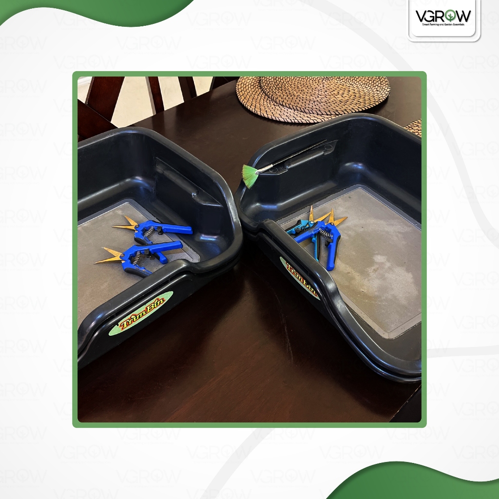[ส่งฟรี] Trim Bin Trimming Tray ถาดทริม ทริมใบ ทริมดอก วางมือได้ ตะแกรง 150 micron ถาดทริมสีดำ ราคา ถูกที่สุด ดีลบีเคเค แกลเลอรีภาพที่ 6