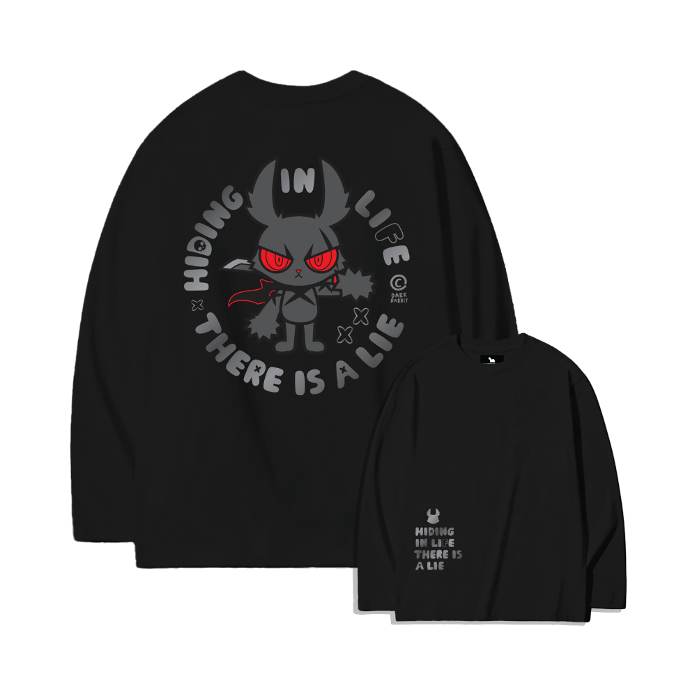 เสื้อแขนยาว DARK RABBIT (CLASSIC/BLACK) LONG SLEEVE T-SHIRT