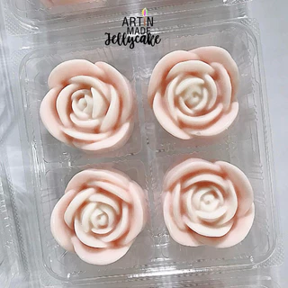 พิมพ์วุ้น แพคละ 6 ชิ้น กุหลาบนิวเยียร์ กุหลาบโรเซ่ กุหลาบนานาพันธุ์ ขนาด 5 cm จำนวน 6 ชิ้น