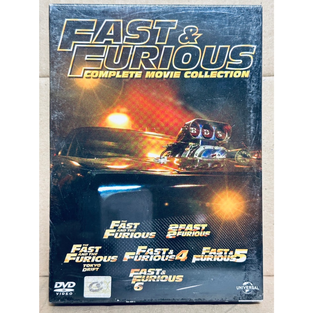 DVD 6 Part 7 Disc Boxset : Fast & Furious 1 - 6 + Bonus Disc เร็ว แรงทะลุนรก 1 - 6