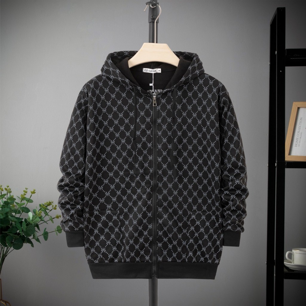 MANY.S🐉 เสื้อแจ็คเก็ตฮู้ดซิป ลาย MY. Signature Monogram เรียบง่ายแต่ดูดีมาก! เสื้อกันหนาวสไตล์มินิมอล 👉🏻 มีส่งด่วน 24 - รูปที่ 5