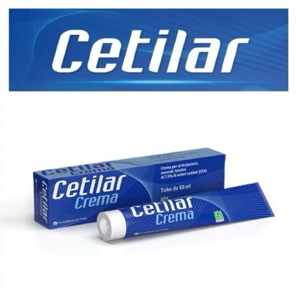 Cetilar เซทิลาร์ 50 ml ครีมทานวดกล้ามเนื้อ ลดอาการปวดเข่า นำเข้าจากประเทศอิตาลี ครีมทานวดบรรเทาปวด น