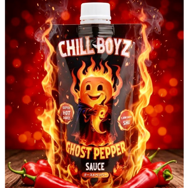 Ghost Pepper Sauce by Chill-Boyz ซอสพริกเผ็ดสุด