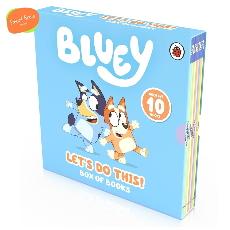 *ส่งทุกวัน* *Original USA* ชุดหนังสือนิทาน Bluey Let's Do This! Box of Books 10 Books Collection Box Set (Butterflies