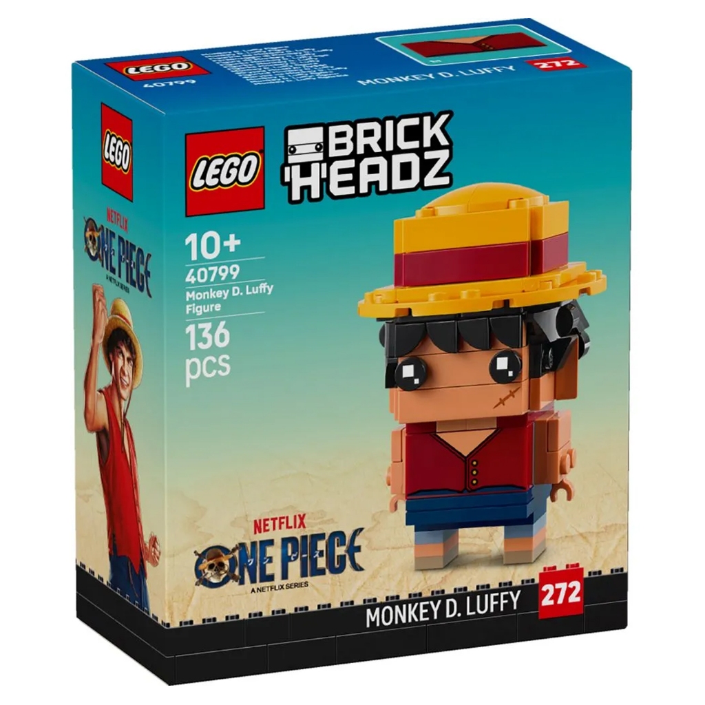 40799 : LEGO BrickHeadz One Piece Monkey D. Luffy Figure