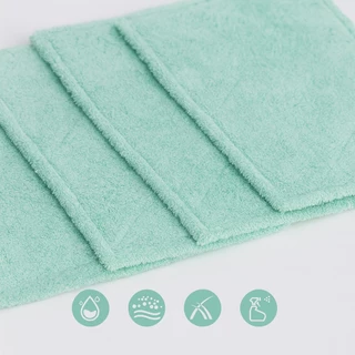 ผ้าถูพื้นอะไหล่ Spin Mop ผ้าถูแบบยาว ดักจับสิ่งสกปรกได้ดี ผ้าม็อบดันฝุ่น สำหรับเปลี่ยน