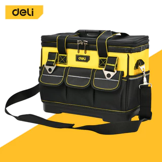 Deli กระเป๋าเครื่องมือ กระเป๋าใส่อุปกรณ์ รุ่นทนทาน กันน้ำ แข็งแรง ดีไซน์แข็งแรง จุของได้เยอะ Tool Bag