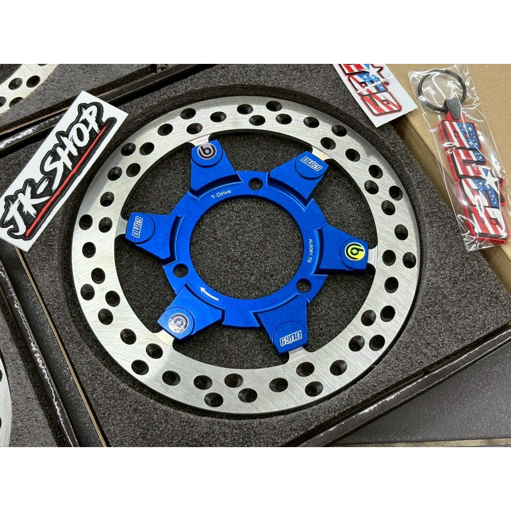 จานbu69แท้ ลายทีไดฟ์T-Dive208มิล ลายBK-T205มิล แท้ แถมสติกเกอร์แถมพวงกุญแจ - รูปที่ 7