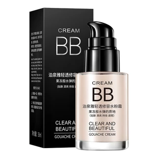 บีบีครีมรองพื้นกันน้ำสุดพลังง BB cream บีบีครีม 30MLปกปิดดีเยี่ย กันแดดกันน้ำกันเหงื่อ