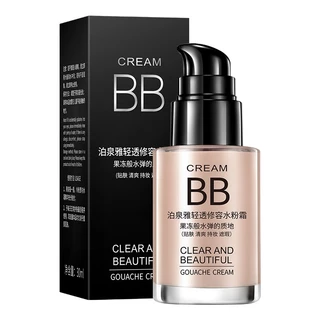 บีบีครีมรองพื้นกันน้ำสุดพลังง BB cream บีบีครีม 30MLปกปิดดีเยี่ย กันแดดกันน้ำกันเหงื่อ