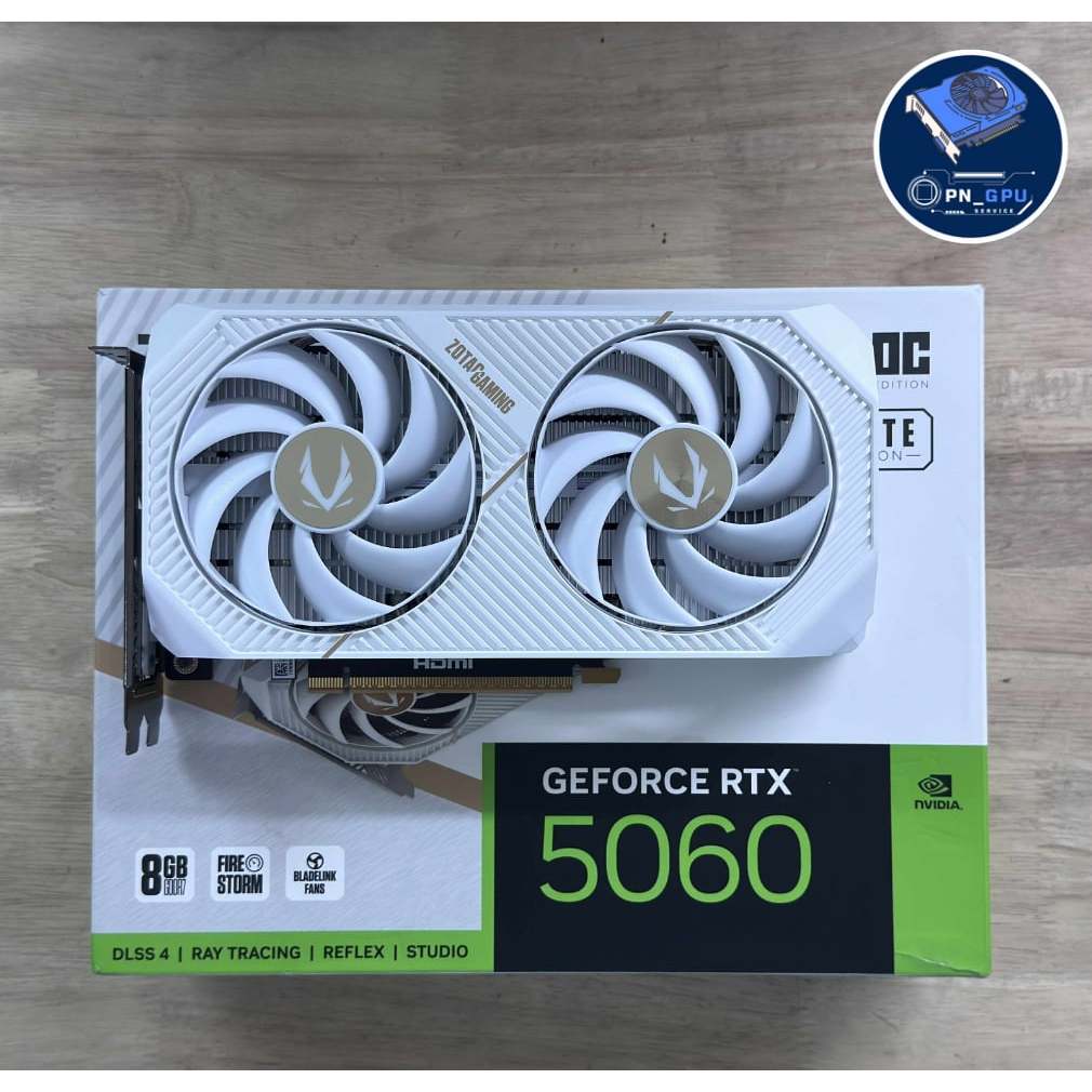 การ์ดจอ GEFORCE RTX5060 8GB มีประกันหลายรุ่น