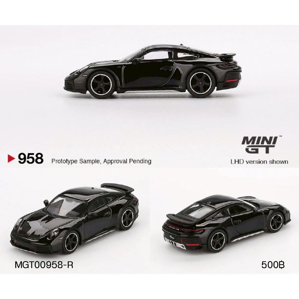 MGT00958-R -  PORSCHE 911 DAKAR BLACK RHD DIECAST