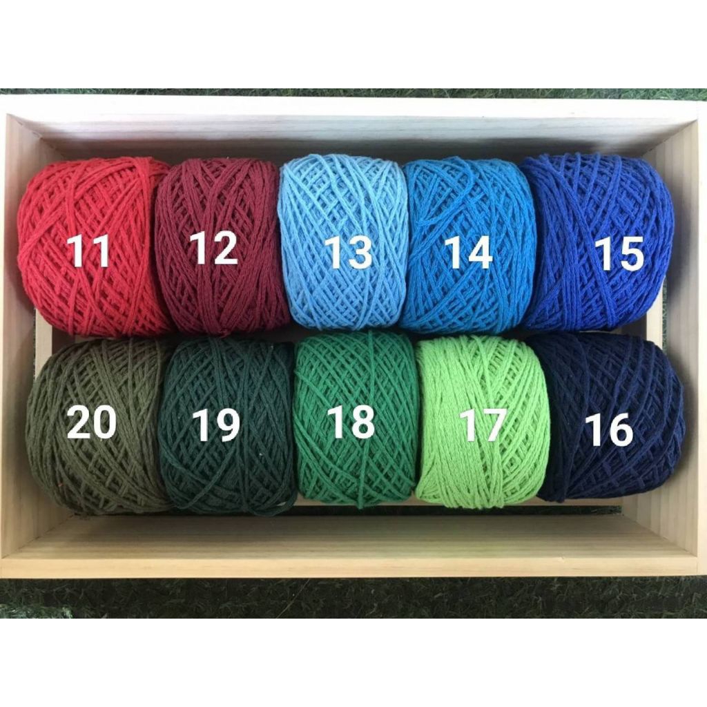 เชือกทอสำหรับถัก Candy yarn 2.5 mm.100g.สำหรับถัก นิตติ้ง โครเชต์
