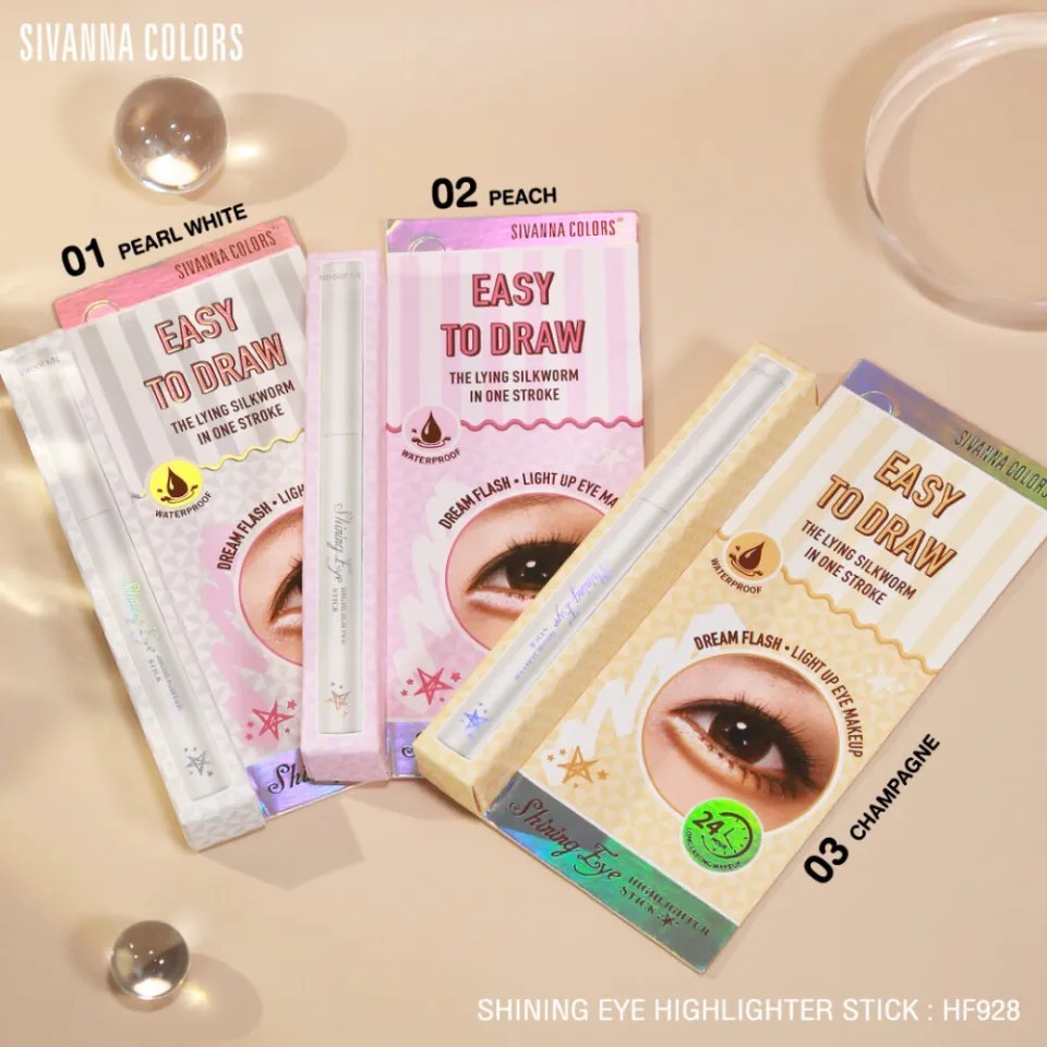 ดอลลี่อาย ไฮไลท์ สติ๊ก ซีเวนน่า HF928 Sivanna  Shining Eye Highlighter Stick 0.3 กรัม  ไฮไลท์