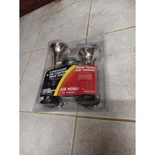 แตรลมไฟฟ้า 2 ปากแบบไม่ต้องใช้ถังลมใช้ไฟรถ 24vอุปกรณ์พร้อมติด…