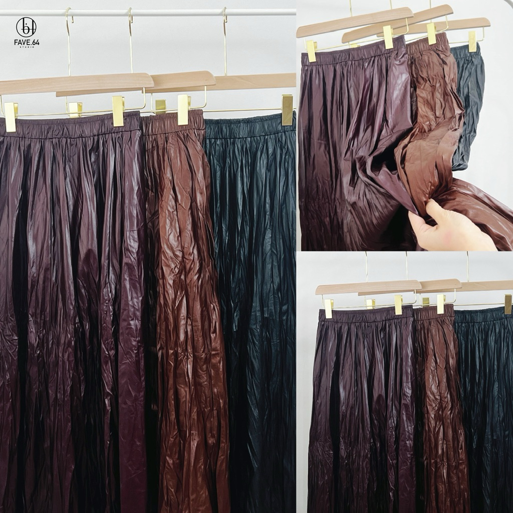 Kirin Leather  Skirt