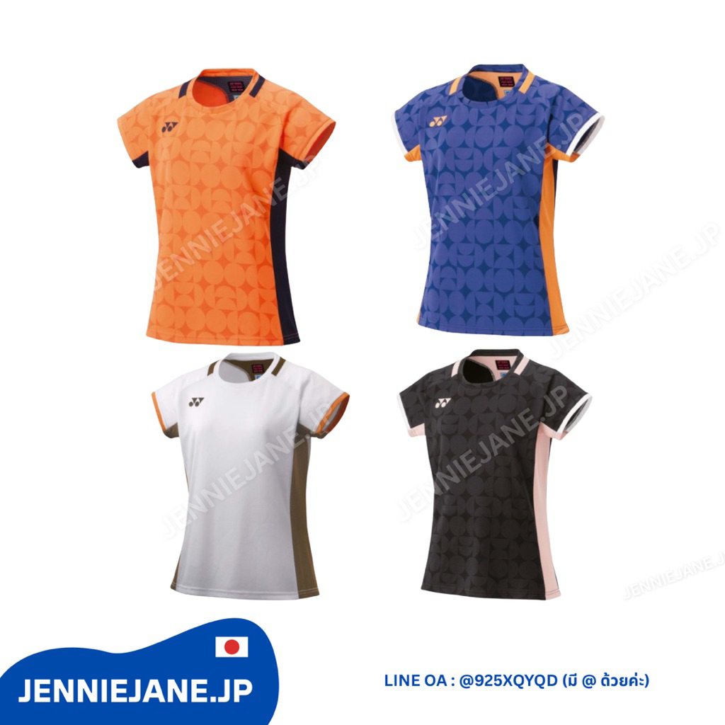 (พร้อมส่งสีดำs/m,อื่นๆพรีออเดอร์)เสื้อเกมส์Yonex รุ่นใหม่ss2/2025