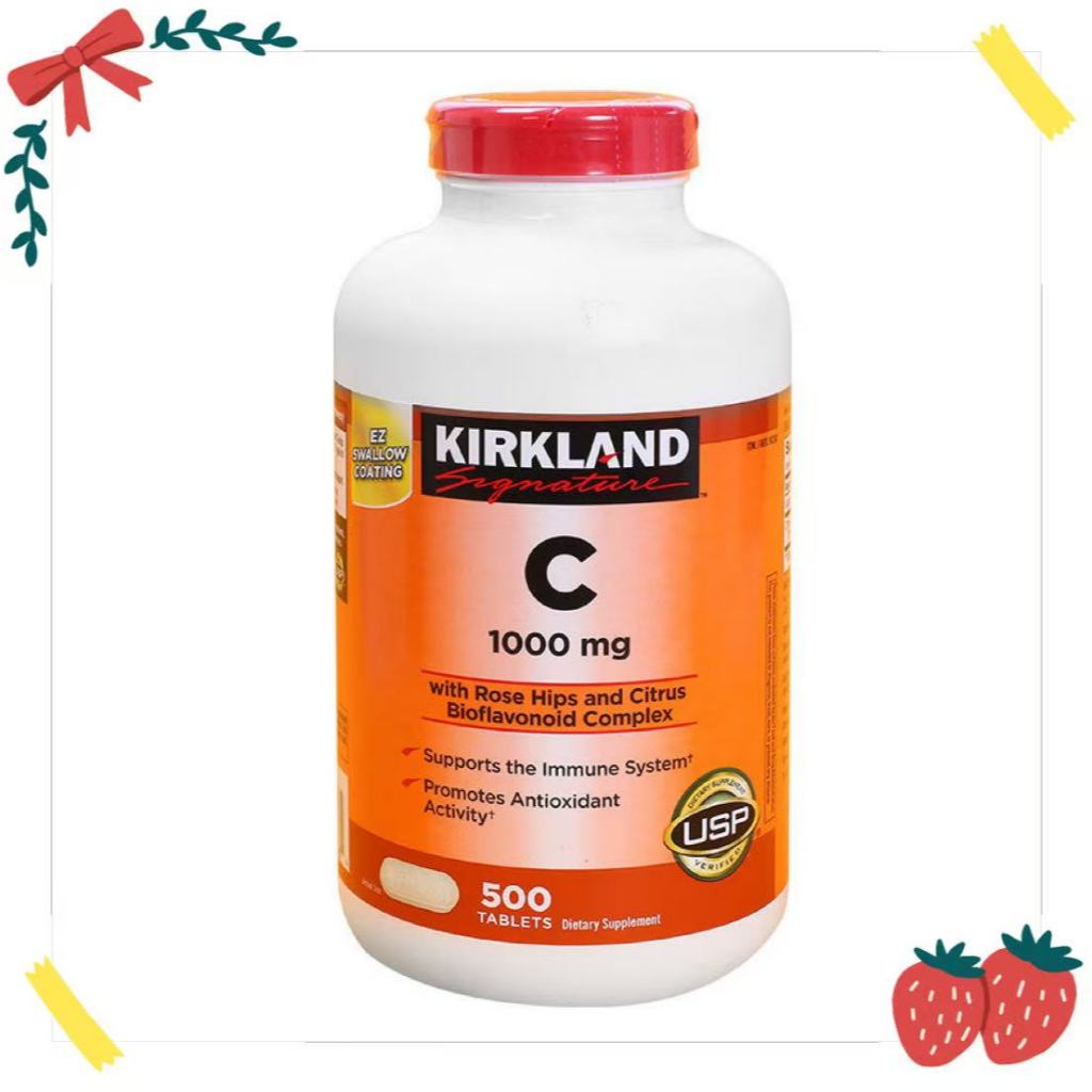 (Exp.09/2028)Kirkland Vitamin C 1000 mg 500 เม็ด วิตามินซี เคิร์กแลนด์ 1000mg