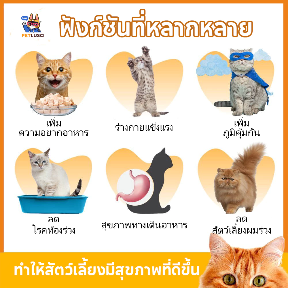 PETLUSCI🌞อกไก่ฟรีซดราย 100%อกไก่เต๋า 640g ฟู้ดเกรด ขนมแมว ฟรีซดรายแมว ไก่ฟรีซดราย ขนมฟรีซดรายแมว thumbnail 3