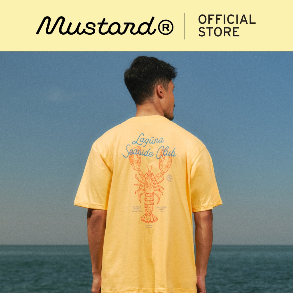Mustard Laguna Lobster Tee - Yellow | เสื้อยืด ผ้านุ่มพิเศษ