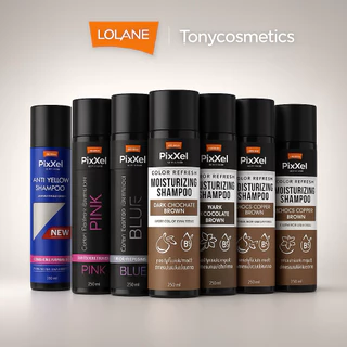 โลแลน พิกเซล แชมพู เพิ่มประกายสีผม Lolane Pixxel Color Refresh / Anti Yellow Shampoo ขนาด 100/250 ml.