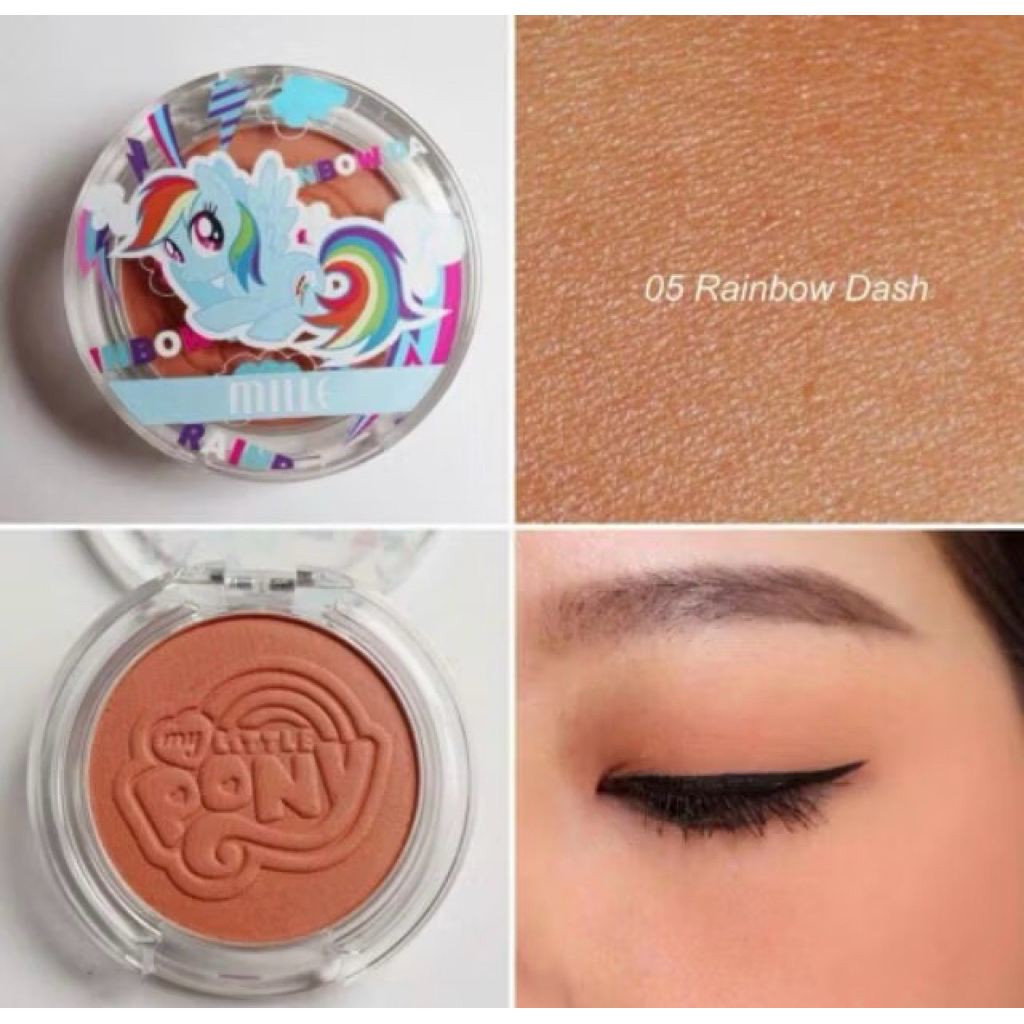 (แถม!!มาส์กหน้า89฿) Mille Bursh On My Little Pony มิลเล่ บลัชออน #Rainbow Dash