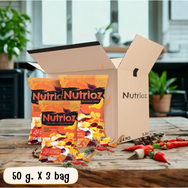 NUTRIOZ Mixed Root Chips X 3 PCS.