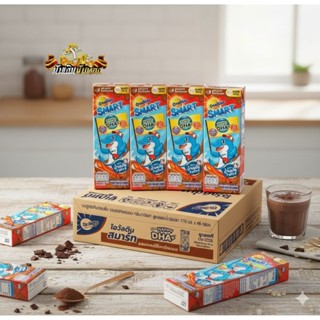 โอวัลตินสมาร์ทรสมอล์ตช็อกโกแลต170มล.48กล่องหมดอายุเดือน6/69