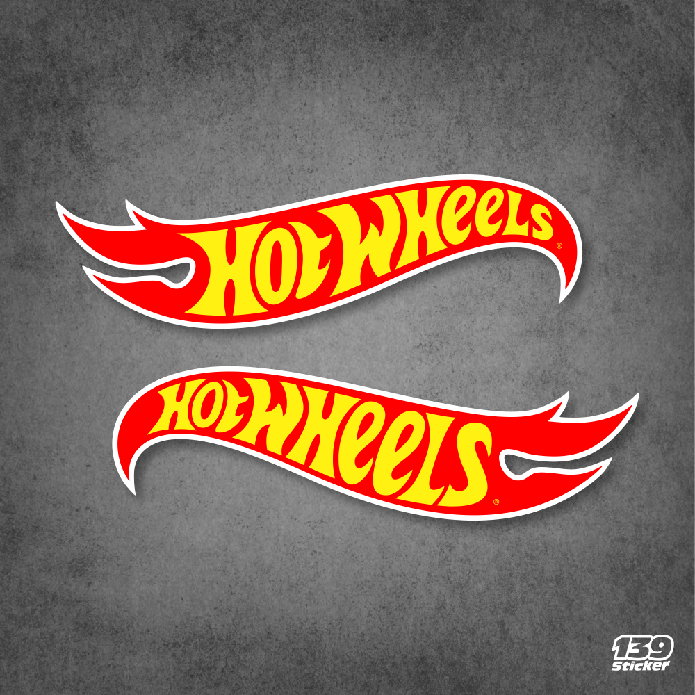 [iT001SW] สติกเกอร์ HotWheels PVC sticker เกรดพรีเมี่ยม คุณภาพสูง