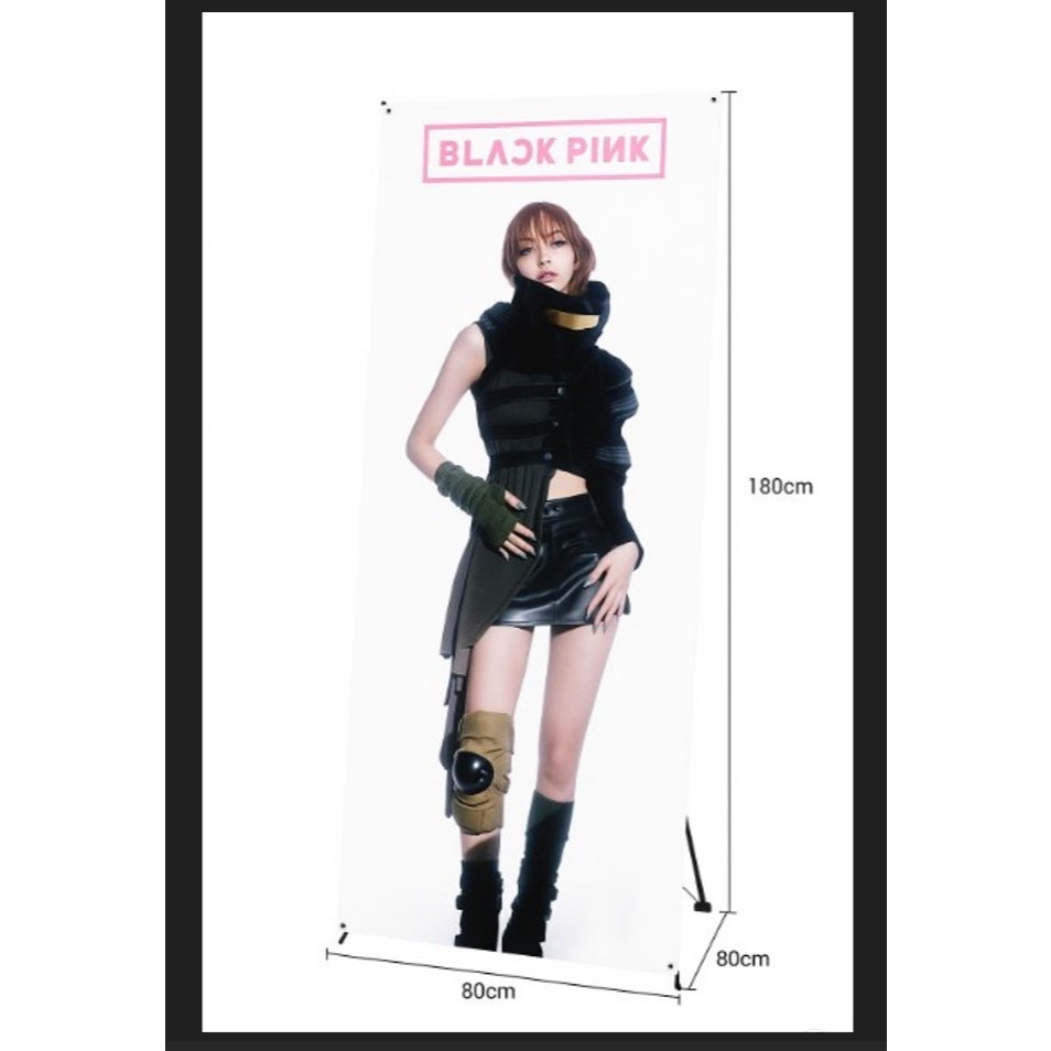โปสเตอร์ LISA (ขนาดเท่าตัวจริง) 💖👑 80 * 180 cm (พร้อมขาตั้ง)