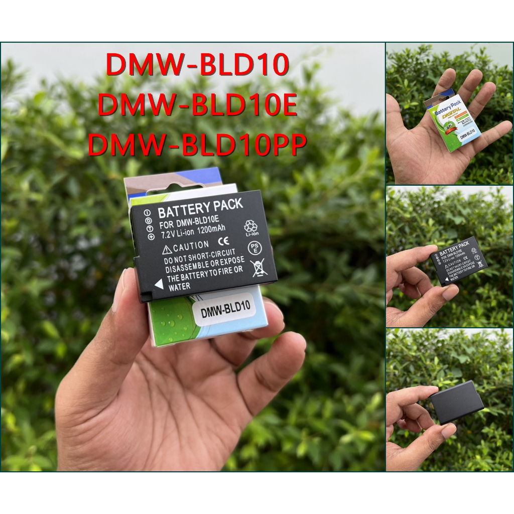 ⚡ร้านนี้ส่งไว⚡Panasonic Lumix DMW-BLD10 (7.2V 1200mAh Li-ion) แบตกล้อง DMC-GX1 DMC-GF2 DMC-G3 มือ 1 พร้อมกล่อง