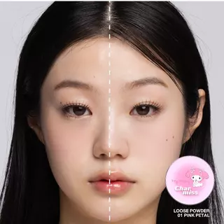 [แป้งฝุ่นคุมมัน 12 ชม.] CHARMISS BLOOMING HEART LOOSE POWDER5.5 gแป้งฝุ่นอัพผิว เนื้อละเอียด ปรับสีผิวให้สว่าง