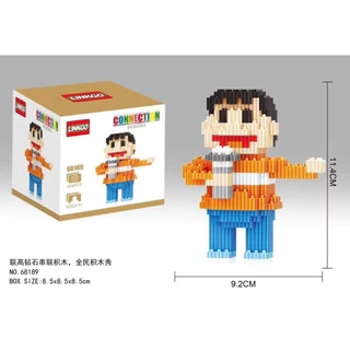 ตัวต่อเฟือง ไจแอนท์ โดเรมอน ครบเซตมีหกแบบ จำนวน303ชิ้น