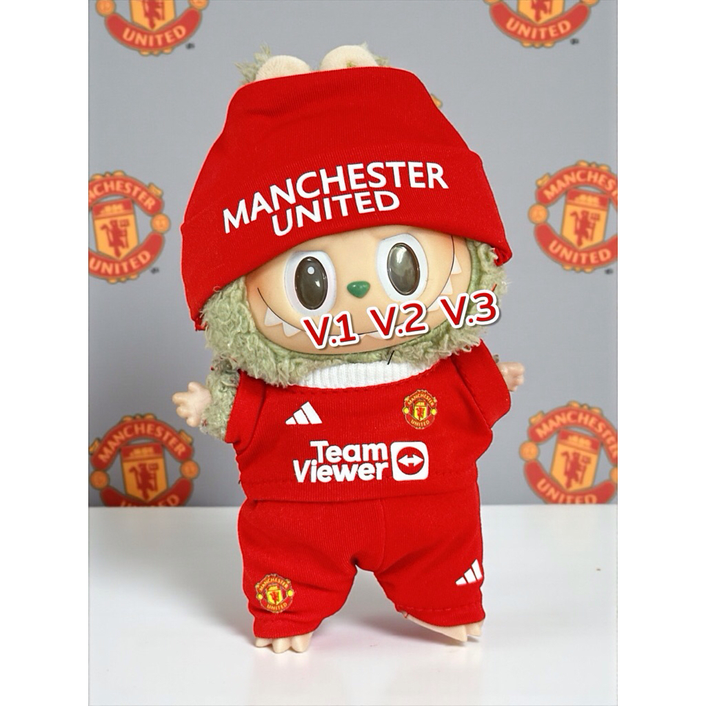ชุดแมนยูเด็กผี  พร้อมส่งหลายสี สำหรับตุ๊กตาขนาด15- 17cm MAN U