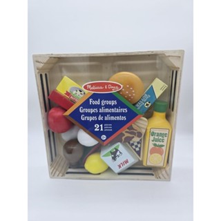 (sale) ของเล่นชุด Melissa & Doug Food Groups 21 ชิ้น