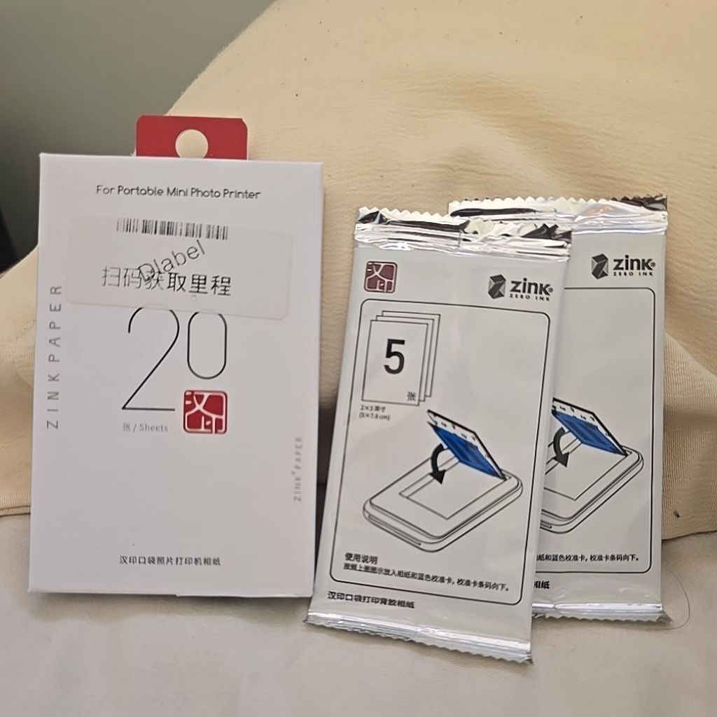 Zink photo paper สำหรับ HPRT MT53 Pocket photo printer