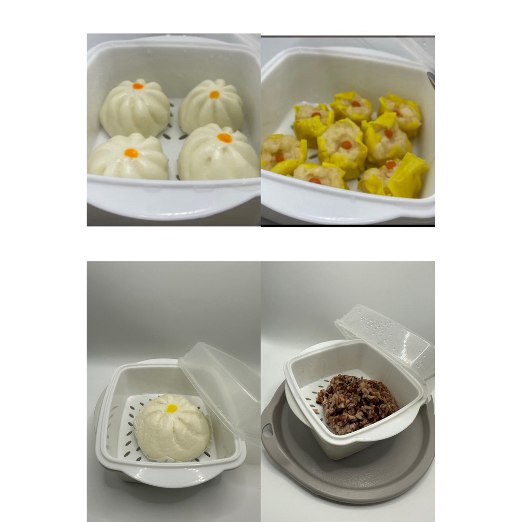 กล่องสำหรับไมโคเวฟ เพื่อการนึ่งอาหาร ทำให้ปรุงอาหารแบบนึ่ง ง่ายขึ้น - รูปที่ 7