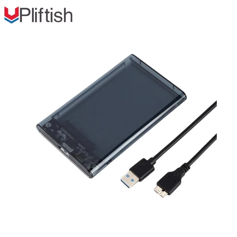 Upliftish 2.5นิ้ว SATA กล่อง USB 3.0 HDD Enclosure ฮาร์ดไดรฟ์มือถือสําหรับ SSD 2.5 นิ้ว SATA Storage Enclosure Hard Disk