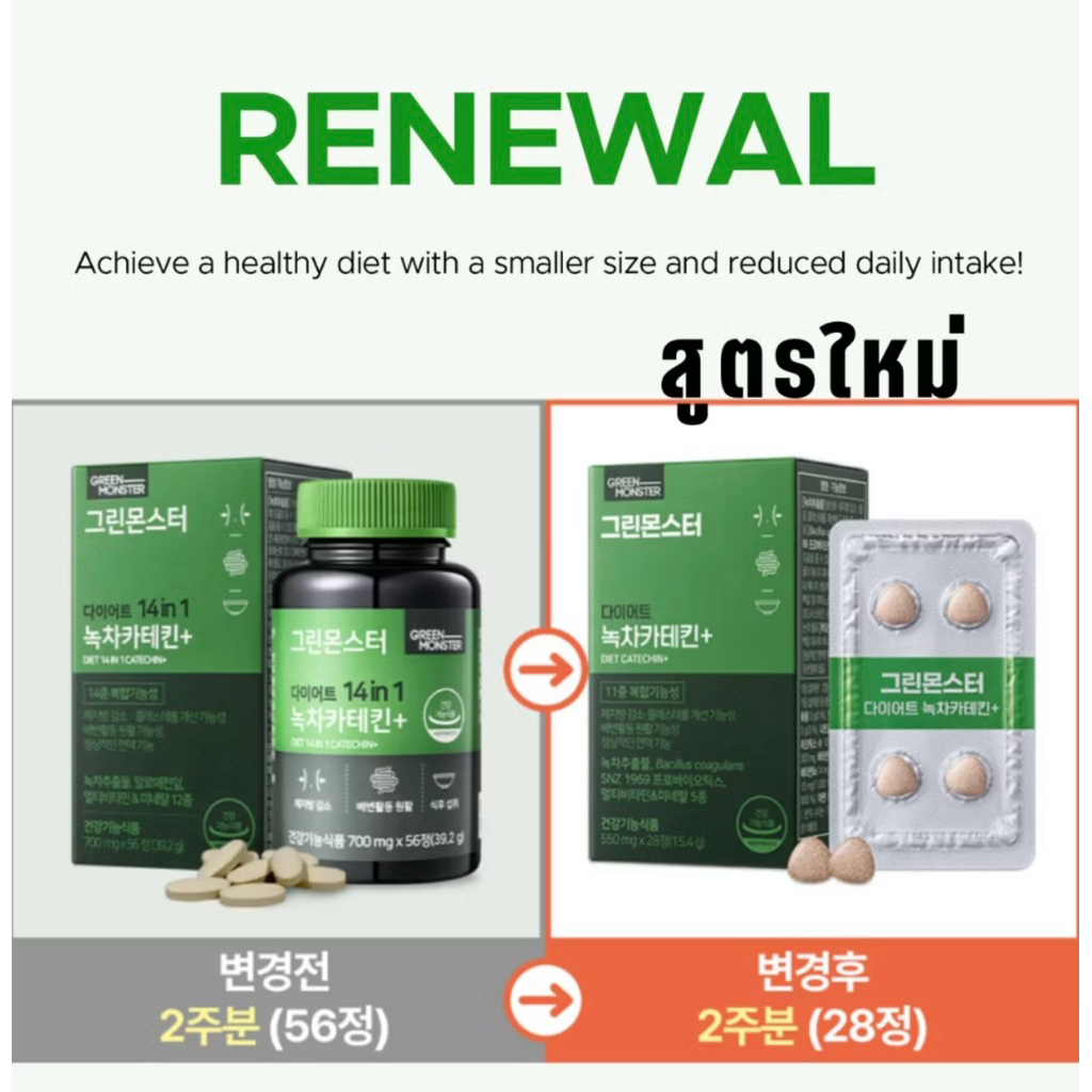 GREEN MONSTER DIET วิตามินตัวช่วยดูแลหุ่น