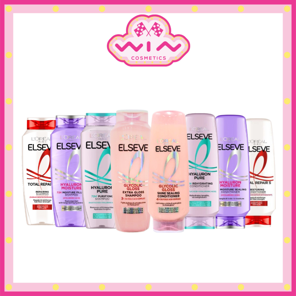 Loreal ลอรีอัล ปารีส เอลแซฟ แชมพู/ครีมนวด 175-200 มล. สำหรับ ฟื้นบำรุงผมเสีย