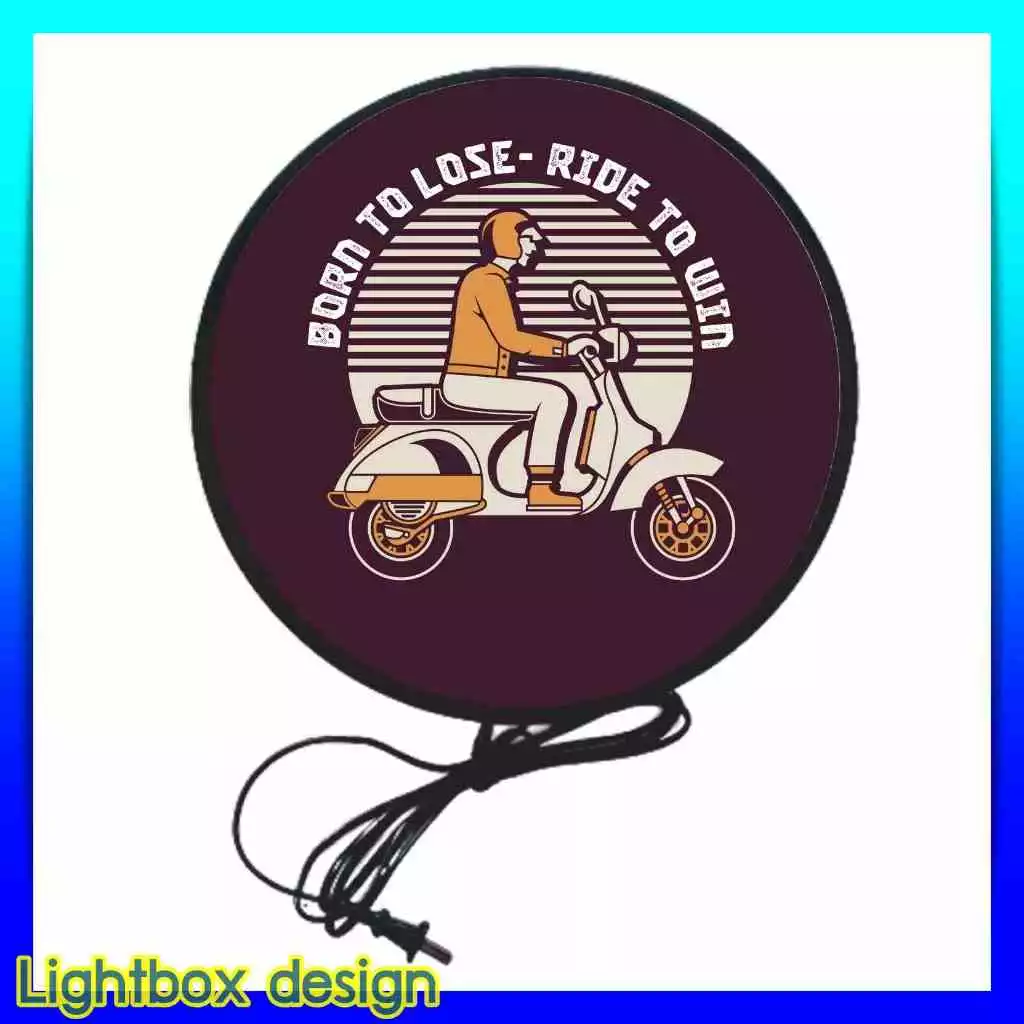 ป้ายไฟ LED โลโก้ Vespa ป้ายแต่งร้าน ด้านเดียว ขนาด 30-40 ซม. thumbnail 4