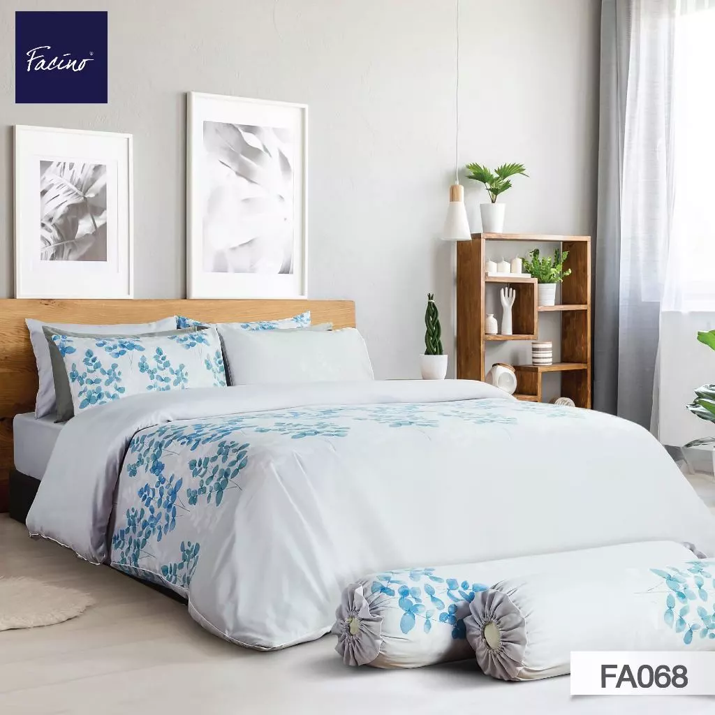 Facino ชุดผ้าปูที่นอน 6 ฟุต 5 ฟุต 5 ชิ้น (ไม่รวมผ้านวม) "MIX & MATCH YOUR OWN STYLE"