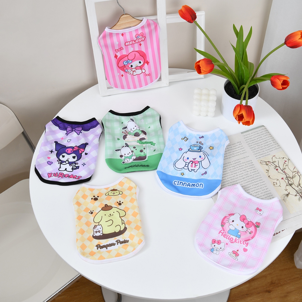 เสื้อกล้ามสัตว์เลี้ยง ระบายอากาศได้ดี แฟชั่นฤดูร้อน สําหรับแมว และสุนัข