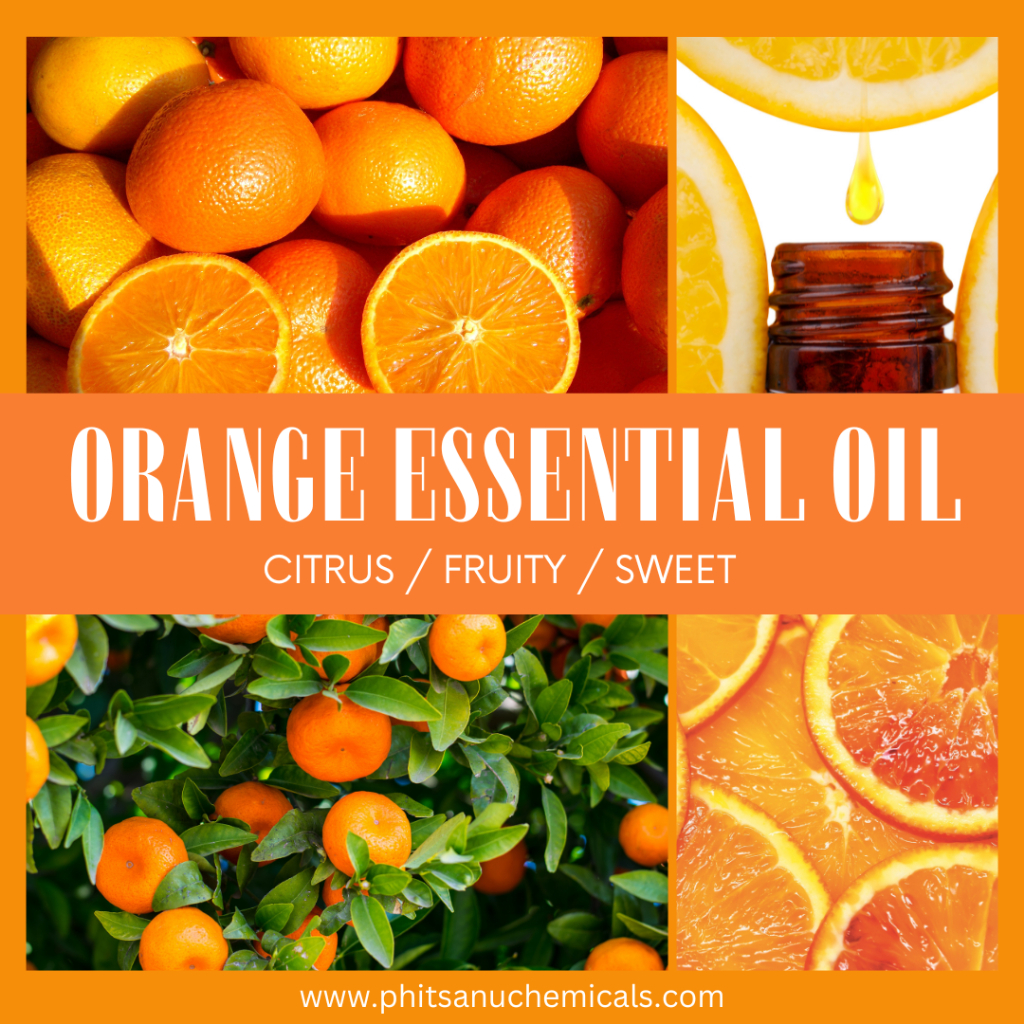 Orange Essential Oil (Natural 100%) 100 G : น้ำมันหอมระเหยกลิ่นส้ม (ธรรมชาติ 100%) 100 กรัม // น้ำหอมเครื่องสำอาง